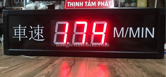 bộ hiển thị tốc độ m/min